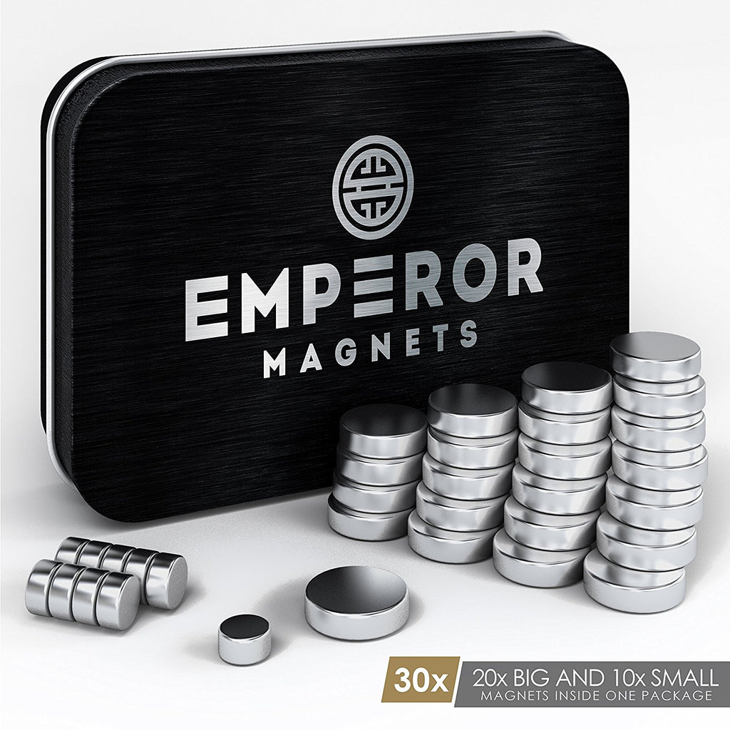 Emperor Magnets (30 pieces) - Super Strong Refrigerator Magnets